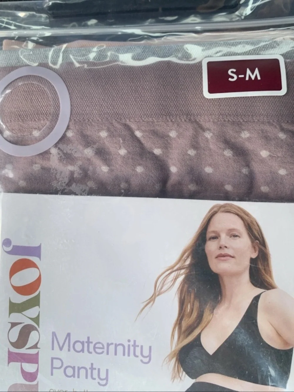 Joyspun Maternity Panty 3-Pack - Mauve Gray Pink Size S-M - Picture 2 of 8